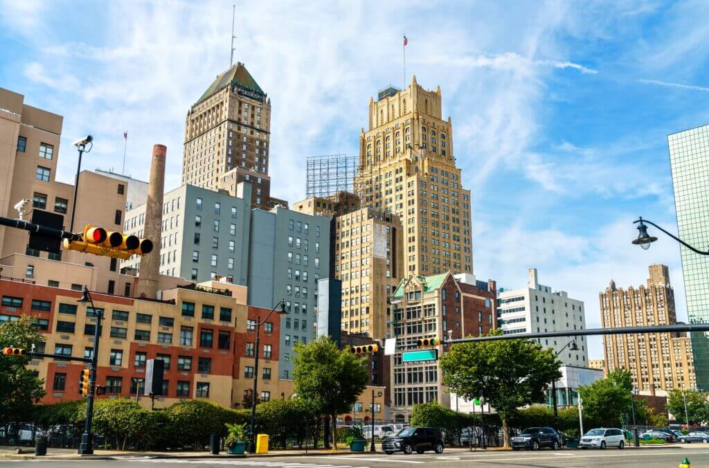 Newark New Jersey City Skyline